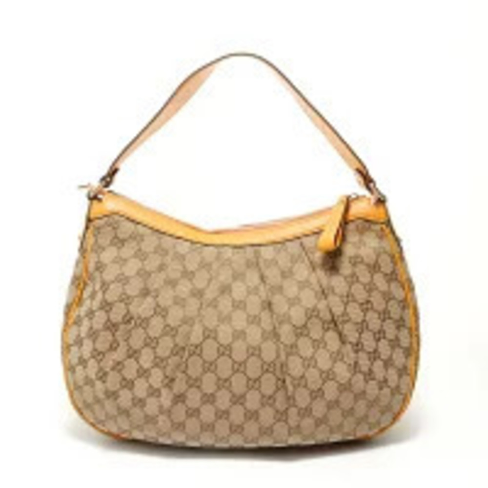 Gucci Sukey GG Canvas Hobo Bag Brown